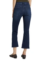 Le Crop Mini Boot-Cut Jeans