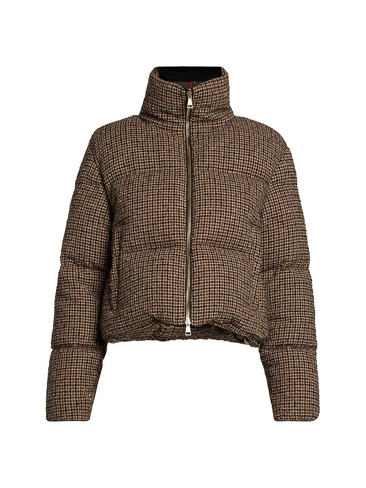 Seboune Wool Check Boucle Jacket