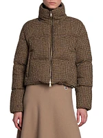 Seboune Wool Check Boucle Jacket