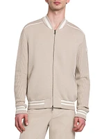 Zip-Up Bomber Cardigan