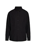 Cotton Poplin Button Up Shirt