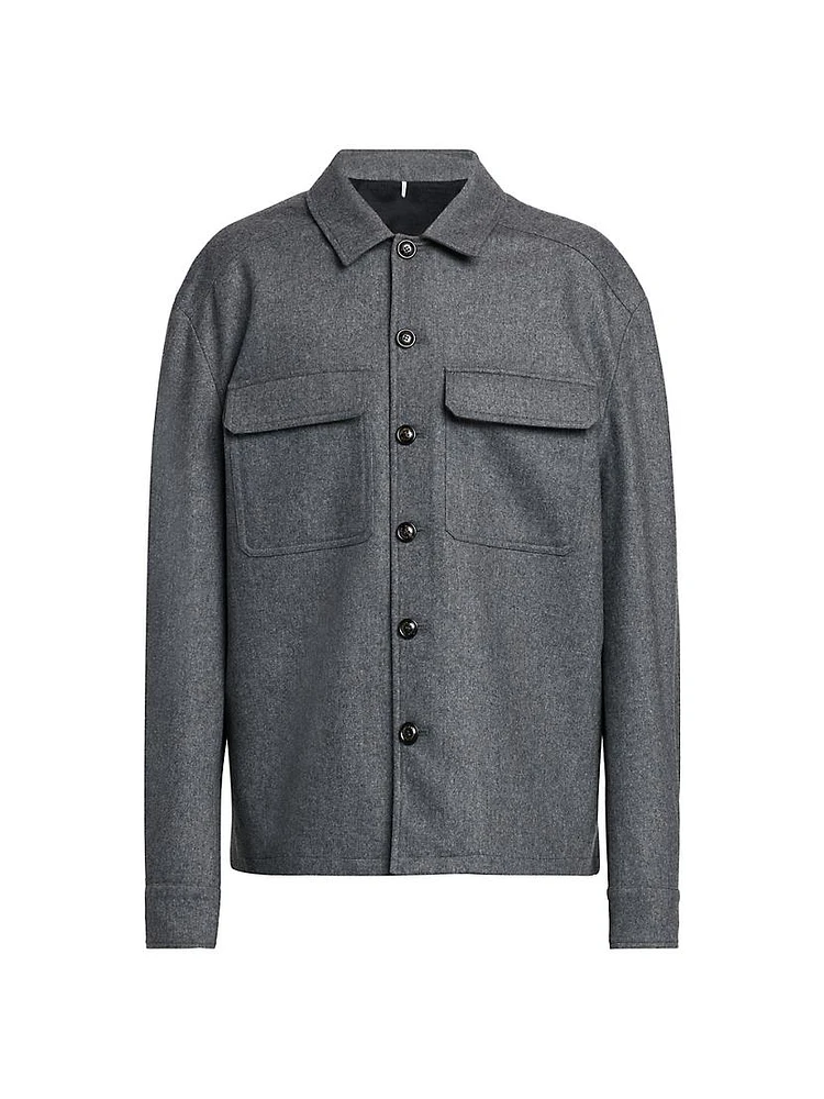 Cashmere Button Up Shirt