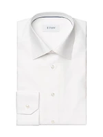 Geometric Jacquard Slim-Fit Shirt