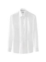 Geometric Jacquard Slim-Fit Shirt