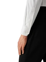 Geometric Jacquard Slim-Fit Shirt