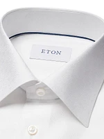 Geometric Jacquard Slim-Fit Shirt