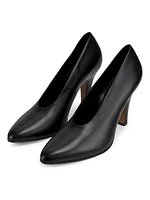 Prudens 90MM Leather Pumps