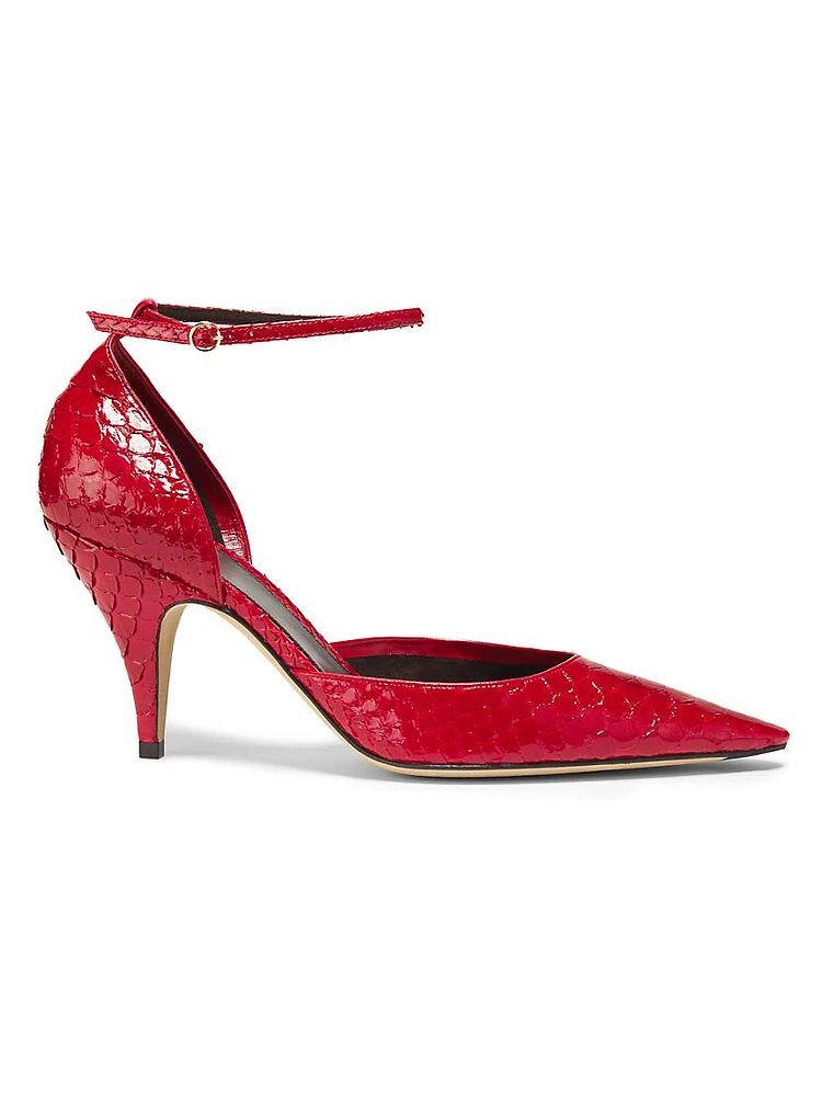 Uxor 80MM Python D'Orsay Pumps