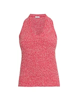 Textured Cotton-Blend Top