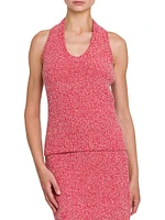 Textured Cotton-Blend Top