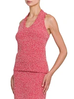 Textured Cotton-Blend Top