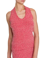 Textured Cotton-Blend Top