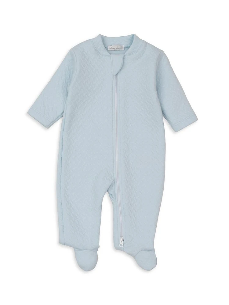 Baby's Quilted Cotton Footie