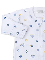 Baby's My First Hanukkah Cotton Footie