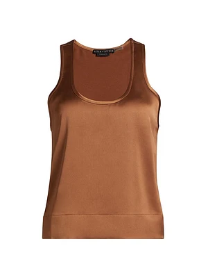 Avril Boxy Satin Tank