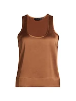 Avril Boxy Satin Tank