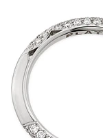 Founder's Collection Triple Row Platinum & 0.71 TCW Diamond Pavé Band