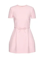 Crepe Couture Short Dress
