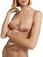 Tous Les Jours Silk Bustier