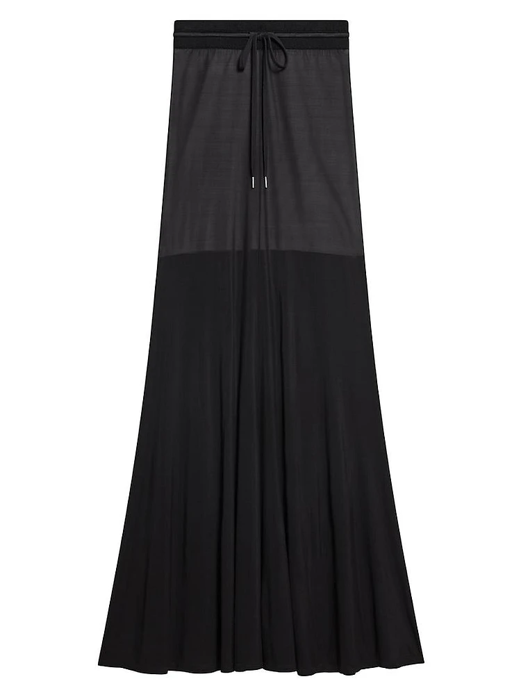 Cut & Sew Maxi Skirt