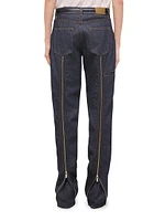 Back-Zip Carpenter Jeans