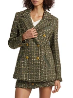 Marsha Tweed Double-Breasted Blazer