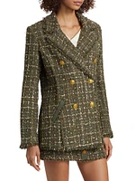 Marsha Tweed Double-Breasted Blazer