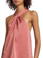 Nell Satin Halter Top