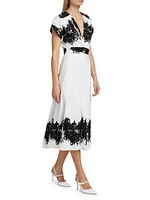 Laila Thorn Cotton Midi-Dress