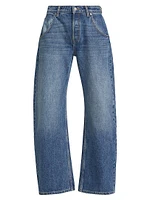 Enzo Mid-Rise Barrel Jeans