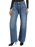 Enzo Mid-Rise Barrel Jeans