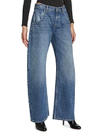 Enzo Mid-Rise Barrel Jeans