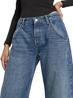 Enzo Mid-Rise Barrel Jeans