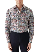 Contemporary-Fit Paisley Shirt