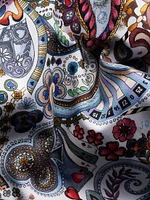 Contemporary-Fit Paisley Shirt