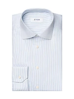 Slim-Fit Striped Twill Shirt
