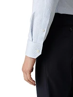 Slim-Fit Striped Twill Shirt