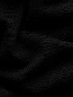 Fine-Knit Wool Quarter-Zip Sweater