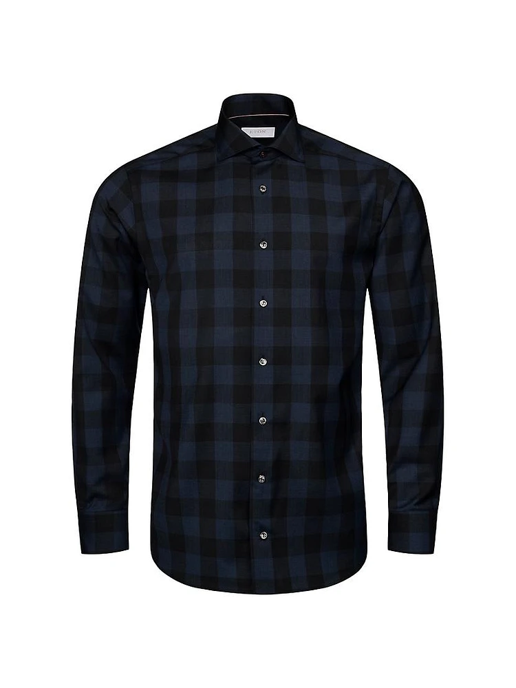 Checked Wool Shirt