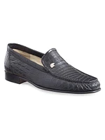 Crocodile Leather Loafers