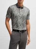 Mercerized Cotton Slim Fit Polo Shirt