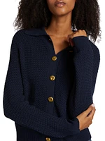 Jax Basketweave Knit Cardigan