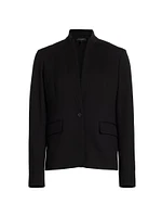 Lucy Ponte Twill Blazer