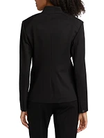 Lucy Ponte Twill Blazer