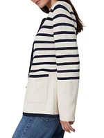 Nancy Striped Longline Cardigan