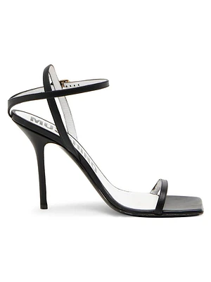 Tina 100MM Leather Sandals