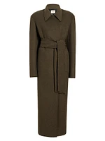 Lea Wool Belted Coat