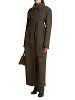 Lea Wool Belted Coat