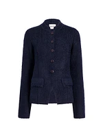 Aeson Knit Button-Front Jacket