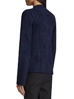 Aeson Knit Button-Front Jacket